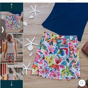 NWOT Ripskirt WILDFLOWER WATERCOLOR Length 2 Skirt Size Small